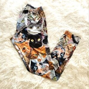 Spandex Cat Leggings Sz XL
